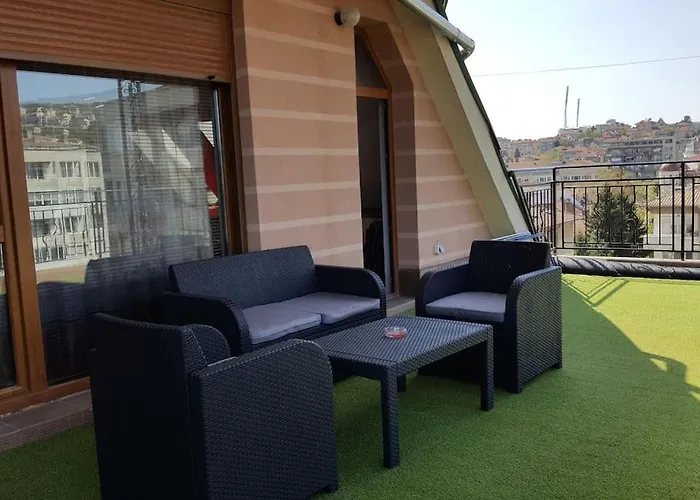 Unique Studio- Great Balcony And View! Parking Possibility! * Tırnova